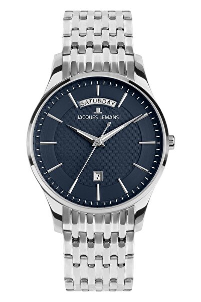 Jacques Lemans ساعة يد رجالية لندن 1-2193H