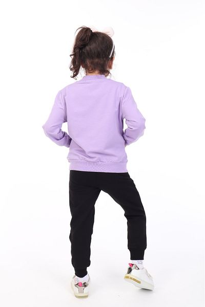 Toontoy Girl's 3-Piece Printed Tracksuit Set