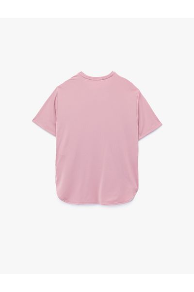 Koton Comfortable Fit Short Sleeve Crew Neck Printed Sports T-Shirt