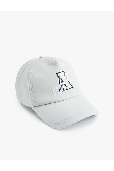 Koton Embroidered Cotton Cap Hat