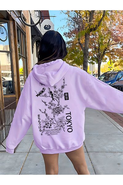uyguntarz Unisex Tokyo Printed Oversize Sweatshirt