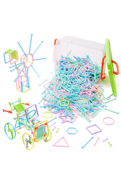 OEM Construction set for children, 1000 pieces, Plastic, +3 years, Multicolor