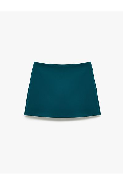 Koton Slim Fit Pocket Detailed Mini Shorts Skirt