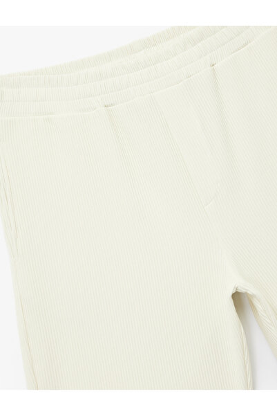 Koton Pamuklu Cep Detayı Fitilli Bermuda Şort