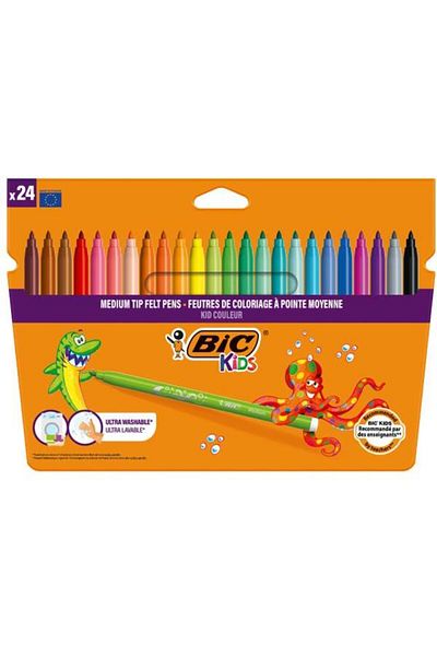 Bic Kid Couleur ultra-washable colored markers 18 pcs/