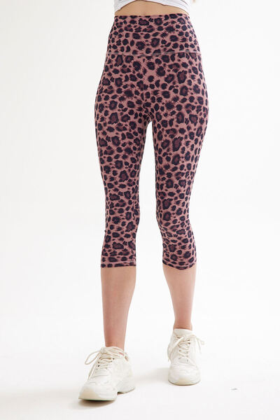 Pulsar Kapri Tayt Leopar Pink Canopus