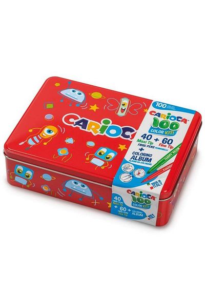 CARIOCA set of 100 colors in metal box