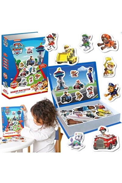 MAKSIK Set de magneți, Maluk, Patrula Cățelușilor, 65 de piese, multicolor, 16x22x5cm