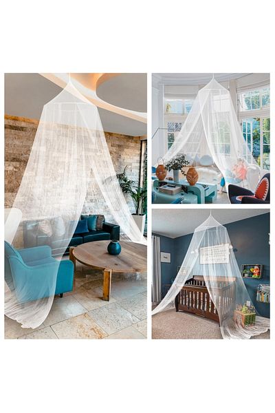 OEM Canopy for girls' bedroom or playroom 65 x 250 x 1255 cm WHITE