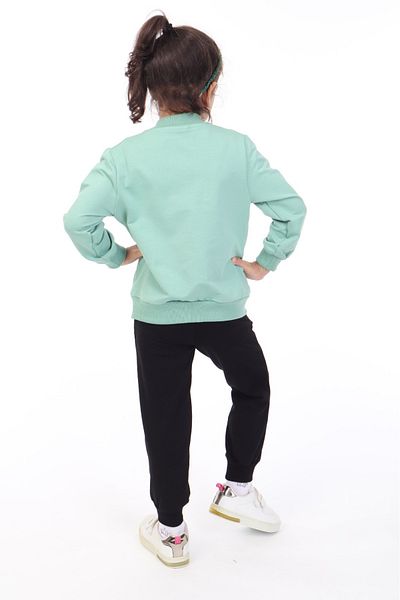 Toontoy Girl's 3-Piece Printed Tracksuit Set