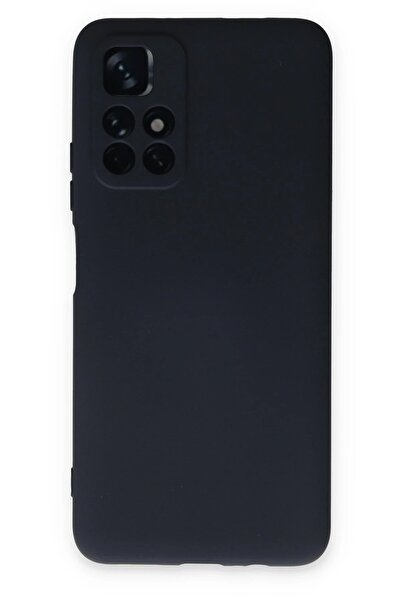 CepteToptan Myt09 Xiaomi Redmi Note 11t Case Nano Inside Velvet Silicone - Navy Blue