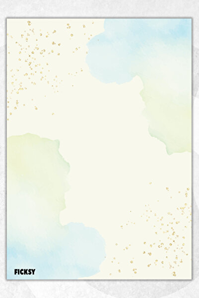 Ficksy دفتر ملاحظات A5 بدون خطوط - 50 ورقة - مذكرة - دفتر ملاحظات - ورق ملاحظات