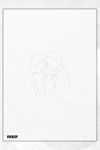 Ficksy دفتر ملاحظات A5 Love بدون خطوط - 50 ورقة - مذكرة - دفتر ملاحظات - دفتر...