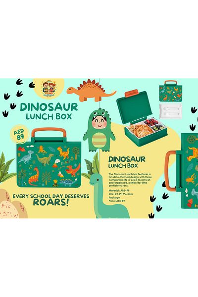 esabela Square Lunch Box for Kids, Multi-Compartment, Leakproof, Insulated, Food Organizer, Bento for School