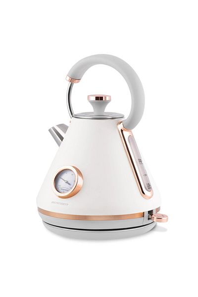 Berdsen Electric kettle, non-slip surface, illuminated switch, white, 29 x 21 x 24 cm