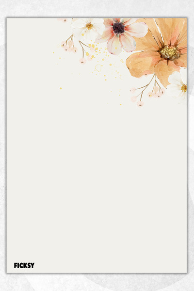 Ficksy دفتر ملاحظات A5 بدون خطوط - 50 ورقة - مذكرة - دفتر ملاحظات - ورق ملاحظات