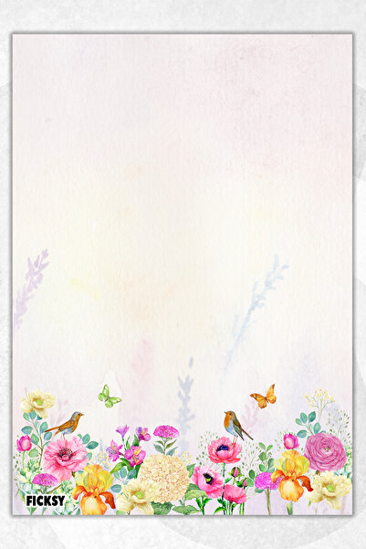 Ficksy دفتر ملاحظات A5 بدون خطوط - 50 ورقة - مذكرة - دفتر ملاحظات - ورق ملاحظات