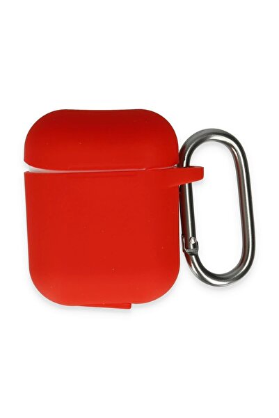 CepteToptan Myt09 AirPods 2 (2Nd Generation) Hanging Case - Red