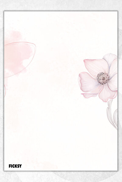 Ficksy دفتر ملاحظات A5 بدون خطوط - 50 ورقة - مذكرة - دفتر ملاحظات - ورق ملاحظات