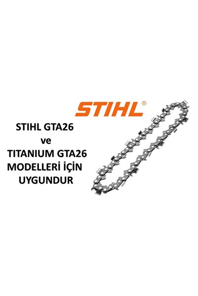 Stihl GTA26 ve Titanium GTA26 Uyumlu 1/4 inch 14 Diş Zincir