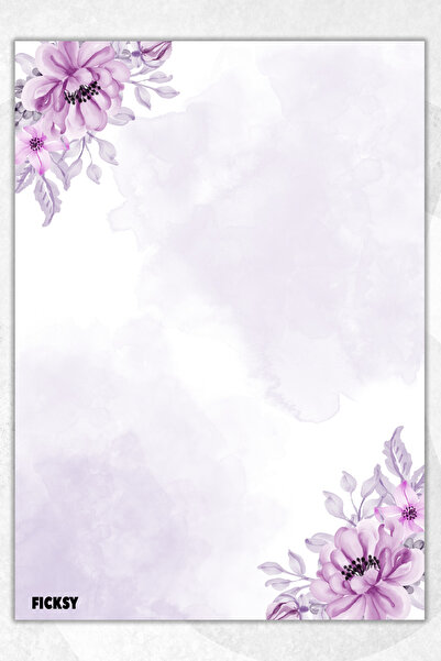 Ficksy دفتر ملاحظات A5 بدون خطوط - 50 ورقة - مذكرة - دفتر ملاحظات - ورق ملاحظات