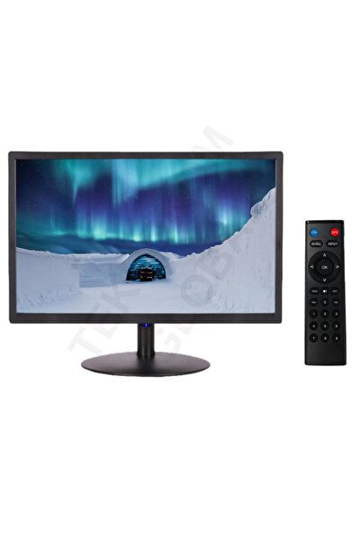 Onetech 19" Led Monitör Hdmı Vga Usb Rca Hoparlörlü Uzaktan Kumandalı SESLİ +...