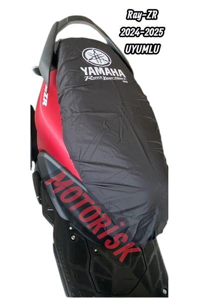 MotoRisk Yamaha Rayzr 2024-2025 Compatible Motorcycle Water Repellent Saddle Cover Black