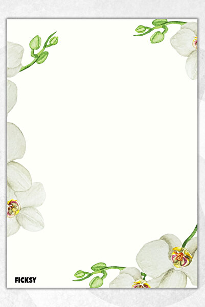 Ficksy دفتر ملاحظات A5 بدون خطوط - 50 ورقة - مذكرة - دفتر ملاحظات - ورق ملاحظات