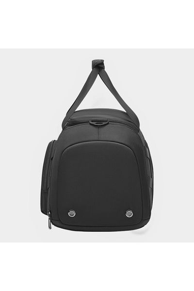 OEM Multifunctional travel bag, Cosmetic and shoe compartments, Waterproof, 50x24x25cm,black