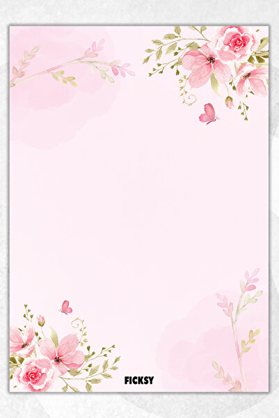 Ficksy دفتر ملاحظات A5 بدون خطوط - 50 ورقة - مذكرة - دفتر ملاحظات - ورق ملاحظات