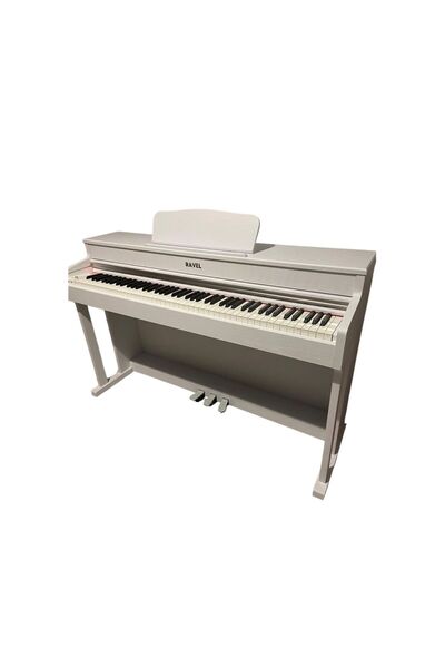 Ravel RDP 160 BEYAZ DİJİTAL PİYANO TABURE KULAKLIK
