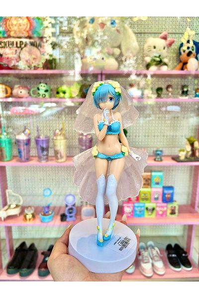 Wisevelya Blue Anime Figure Girl