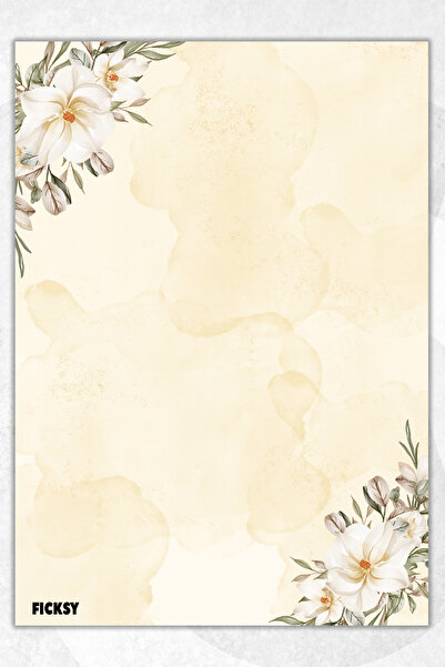 Ficksy دفتر ملاحظات A5 بدون خطوط - 50 ورقة - مذكرة - دفتر ملاحظات - ورق ملاحظات