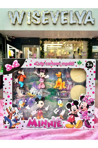 Wisevelya Mickey Mouse Figure Set of 6