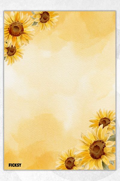 Ficksy Flower Note Paper - A5 Size - 50 Sheets - Notepad - Memopad - Memo Pad - to Do List - Notebook