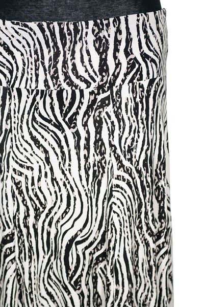 Barem Women's Desire Corsage 6 Piece Patterned Combed Cotton Black Skirt D55