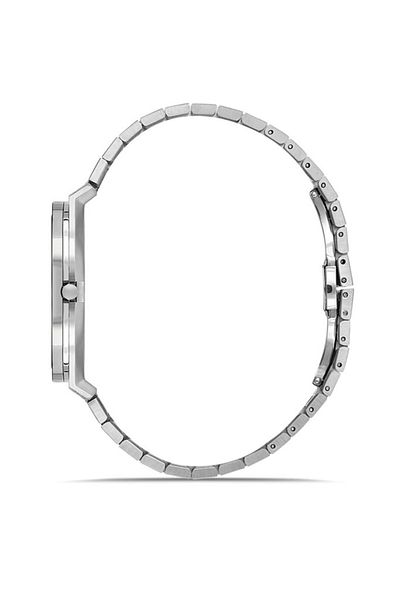 RMS Zeitmeister Rms.1.Ag1612.07 Crystal Glass Steel Cord Steel Case 5 Atm Water Resistant Metallic R