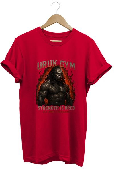 remonz Μπλουζάκι LURTZ Gym LOTR Regular Fit 100% βαμβακερό μαλακό μπλουζάκι με λαιμόκοψη
