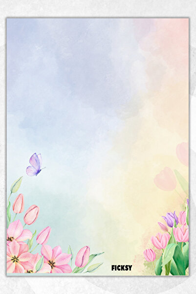 Ficksy دفتر ملاحظات A5 بدون خطوط - 50 ورقة - مذكرة - دفتر ملاحظات - ورق ملاحظات