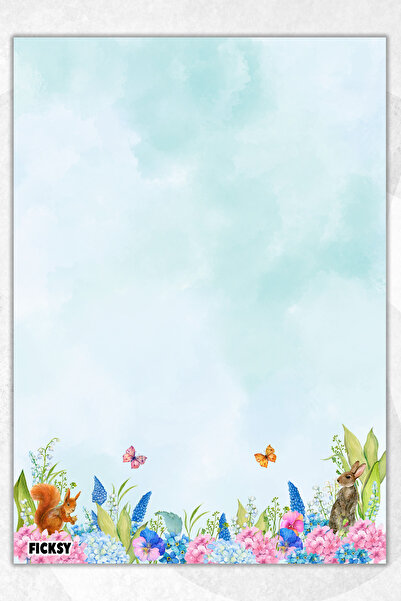 Ficksy دفتر ملاحظات A5 بدون خطوط - 50 ورقة - مذكرة - دفتر ملاحظات - ورق ملاحظات