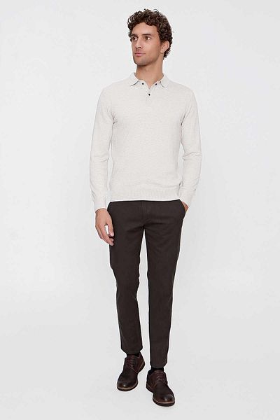 Morven Basic Dynamic Fit Relaxed Fit Polo Neck Knitwear Sweater