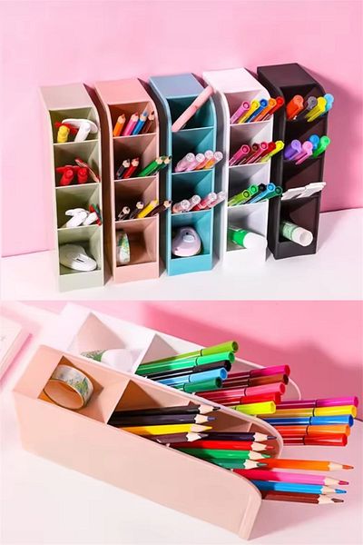Bayev Vorg Pen Holder Desk Top Organizer - Pen Brush Drawer Organizer
