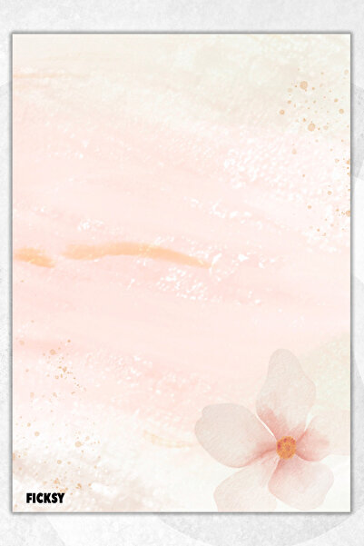 Ficksy دفتر ملاحظات A5 بدون خطوط - 50 ورقة - مذكرة - دفتر ملاحظات - ورق ملاحظات