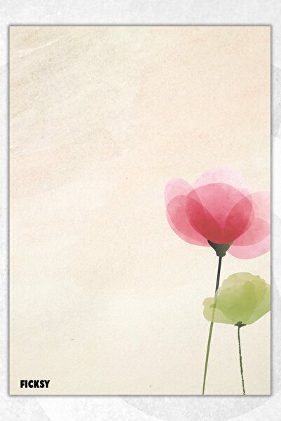 Ficksy دفتر ملاحظات A5 بدون خطوط - 50 ورقة - مذكرة - دفتر ملاحظات - ورق ملاحظات