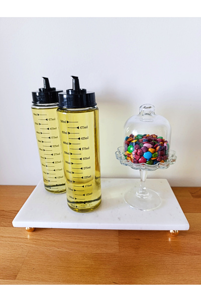 Bella Maison Mermer Dikdörtgen Sunum Standı Naturel (15x30)