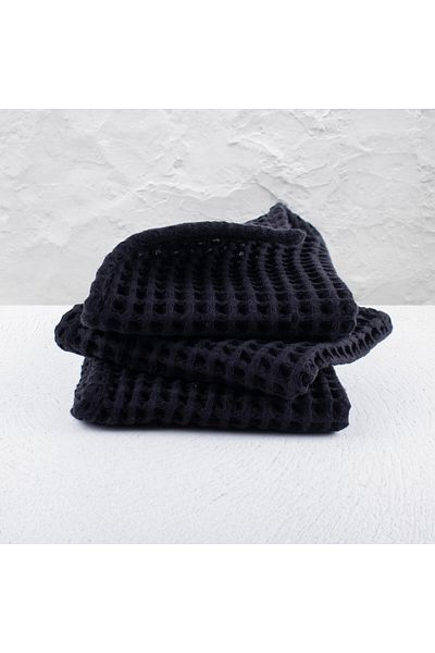 Püskül Tekstil Luxury Kitchen Towel 3 Pieces - High Quality, 100% Cotton, 30X30 Cm, Waffle Woven Washcloth Towel