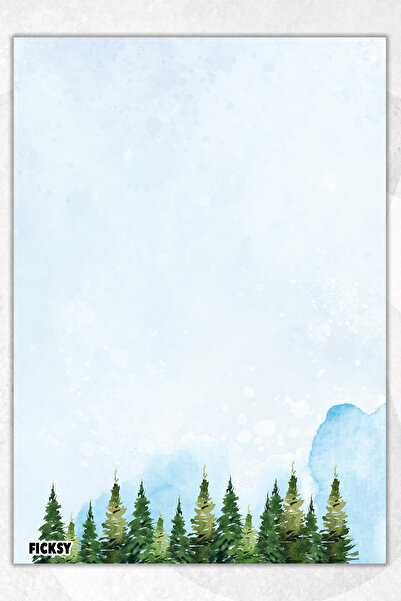 Ficksy دفتر ملاحظات A5 Doğa بدون خطوط - 50 ورقة - مذكرة - دفتر ملاحظات - ورق ...