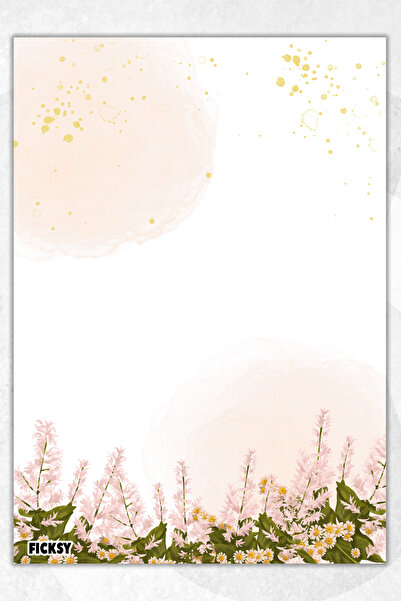 Ficksy دفتر ملاحظات A5 بدون خطوط - 50 ورقة - مذكرة - دفتر ملاحظات - ورق ملاحظات