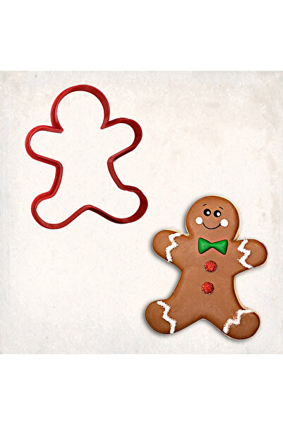 Butedo Zencefilli Kurabiye Adam Kurabiye Kalıbı Şekillendirici Kopat