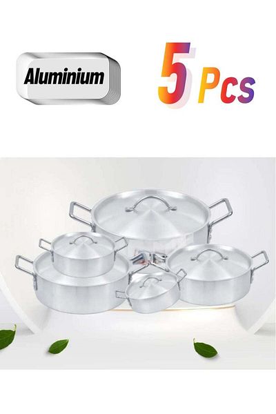 shane Aluminum Pot Set - 5 Pots